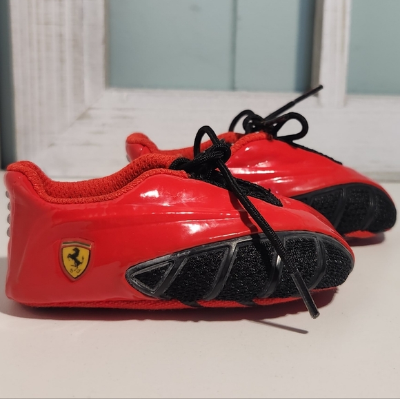 Rare Fila Ferrari Toddler Shoes Sz 2 - Picture 4 of 10